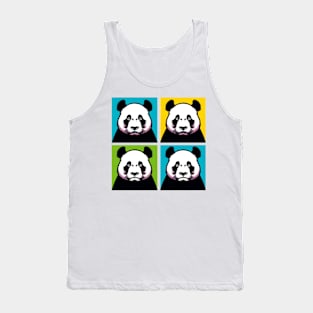 Pop Frown Panda - Funny Panda Art Tank Top